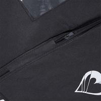 Sac à vêtements pliable noir en non-tissé avec fermeture éclair, double poignée, impression de logo, vente en gros, sac à vêtements personnalisé avec logo