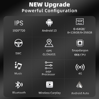 Stereo Multimedia Otomatis Snapdragon Android 13 untuk Audi Q5 2009-2016 Layar Sentuh IPS GPS Navi Mobil Carplay WIFI Audio