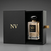 Flacon de parfum rectangulaire en verre de luxe avec boîte 30ml 50ml 100ml Emballage cosmétique de luxe Logo personnalisé OEM ODM Fournisseur en gros