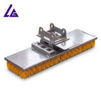 Balayeuse mécanique montée sur excavatrice, brosse inférieure non rotative remplaçable, longueur personnalisable, nettoyage des rues municipales
