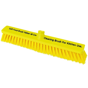Spazzola Morbida per Alimenti Gialla 40 Cm, Spazzola per Pulizia ad Uso Cucina - Product Image 2