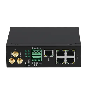 Enrutador WIFI de 5 puertos, enrutador Industrial, 4G, LTE, Industrial, tarjeta madre integrada, entrada de Router inalámbrico