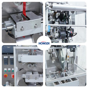 Machine d'emballage automatique de liquides à scellage quatre côtés pour sachets de qualité alimentaire (huile de piment, ketchup, huile d'arachide) - Product Image 5