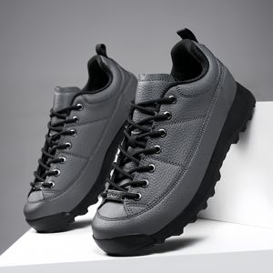 <span class=keywords><strong>Botas</strong></span> de Senderismo de Invierno de Alta Calidad, de Cuero Genuino, Impermeables, con Suela Gruesa, Resistentes al Desgaste y Antideslizantes - Product Image 2