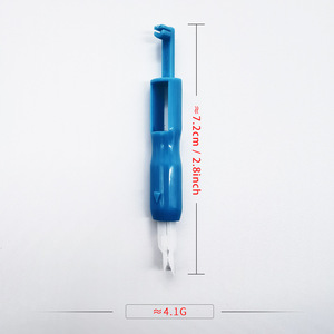 <b>Automatic</b> <b>Sewing</b> <b>Machine</b> Threader Plastic Needle Changer Tool For Household Use Convenient Oval Shape GZ01 - Product Image 3