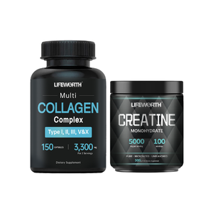 Integratore di Collagene di Qualità Lifeworth OEM Etichetta Privata, Multi Collagene con Biotina e Vitamina C in Capsule Soft Gel per Adulti e Pelle - Product Image 6