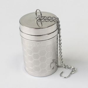 Infuseur à thé en acier inoxydable 304 de conception moderne, réutilisable, à mailles fines, filtre à épices, théière portable, filtration - Product Image 4