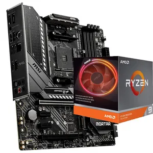 Carte mère MSI MAG B550M MORTAR GAMING d'occasion avec processeur de bureau AMD Ryzen <span class=keywords><strong>5</strong></span> 7 <span class=keywords><strong>9</strong></span> 3600X 3700X 3800X 3900X - Product Image 4