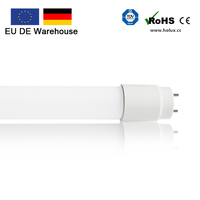 DE EU Warehouse CE ROHS T8 lampu Led dalam ruangan kantor 210lm/W 180lm/W 60 120 150cm kaca T8 lampu tabung Led