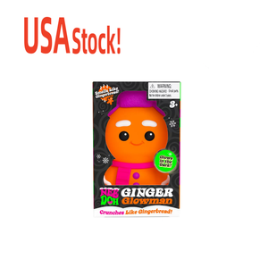 ของเล่นบีบ NeeDoh Ginger Glowman จากสหรัฐอเมริกา กล่องสุ่ม ของเล่นเรืองแสงในที่มืด บรรเทาความเครียด ของเล่นบีบนุ่ม ทำจากวัสดุ PU สำหรับเด็กอายุ 14 ปีขึ้นไป - Product Image 3