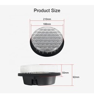 Modul Lampu Lalu Lintas LED Bola Kuning Dia.200mm(8inci) dengan Lensa Sarang Laba-laba dari Produsen Lampu Lalu Lintas