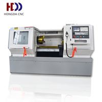 Tour CNC de petite taille haute précision à vendre, tour CK6140, machine-outil CNC, tour CNC à banc plat