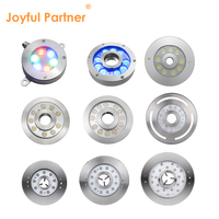 Lampe de fontaine submersible en acier inoxydable à 9 LED, étanche IP68, RGB RGBW 24V DC, pour bassin, 9W 18W 27W 36W