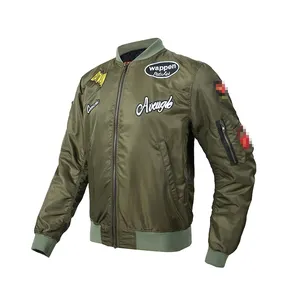Jaket motor untuk pria, jaket keselamatan berkendara sepeda motor modis buatan khusus