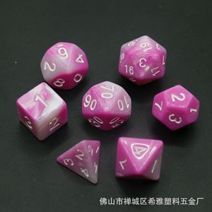 Premium 7pcs Dual Tone Multi-sided <b>Dice</b> <b>Set</b> DND Polyhedral RPG Gaming <b>Dice</b> - Product Image 3