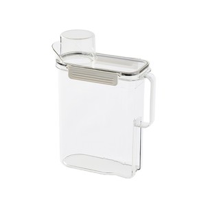 Cubo de almacenamiento de plástico PET transparente de gran capacidad con tapa sellada Caja de almacenamiento <span class=keywords><strong>rectangular</strong></span> Contenedor de botella de almacenamiento de detergente - Product Image 5