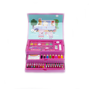 Set Artistico per Bambini in Scatola di Cartone a Prezzo Conveniente, con Pennarelli, <span class=keywords><strong>Matite</strong></span> Colorate <span class=keywords><strong>e</strong></span> <span class=keywords><strong>Pastelli</strong></span> - Product Image 1