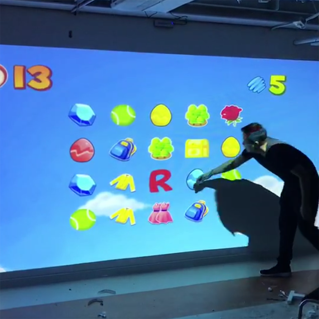 Interactive Wall Projection Software Education Games for Kids Center, School