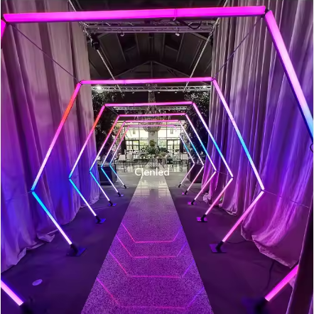 LED Disco DJ Projection Lights RGB Pixel Stage Bar Tube Video IP65 Outdoor 16-Bit High Refresh Brightness Events ARTNET/DMX