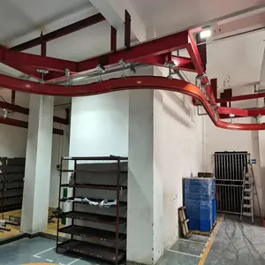 Efficient Indoor Workshop Handling With Easy Disassembly Underslung Free Standing Overhead Monorail Crane System Provided 1 Set