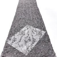 Tissu brodé de fleurs en perles tridimensionnelles A.Y. pour robes de mariée et robes de soirée – Robes de mariée et tenues de soirée