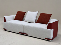 Canapé modulaire en forme de L extensible, confortable et moderne, avec rembourrage en éponge, design de luxe personnalisé en usine, pour appartement et villa