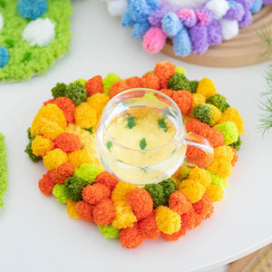 Kits de crochet pour adultes débutants avec dessin 3D de mousse, sous-verres, loisirs créatifs DIY pour femmes - Product Image 5