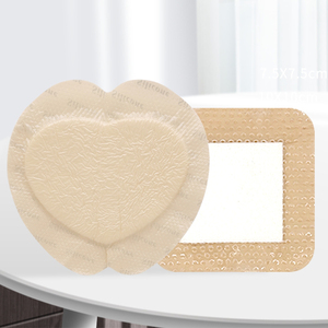 Pansement en mousse de polyuréthane pour soins des plaies, vente chaude, 12,5x12,5 cm, classe II - Product Image 1