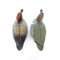 Demi-flottant blanc, coque en mousse intégrale, moulage par soufflage, mouvement électrique, en plastique PE, leurre de canard colvert de style européen