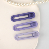 Barrette à cheveux en forme de bec de canard, couleurs dégradées de bonbons macaron, simple, pour filles, frange, clip latéral, outil de maquillage, accessoires pour cheveux, coiffure, pinces à cheveux