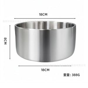 Bol pour chien en acier inoxydable coloré de 24 oz, promotionnel et haut de gamme, avec logo personnalisé imprimé en soie, pour l'alimentation des animaux, souvenir d'événement, cadeau - Product Image 4