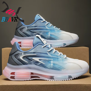Chaussures de sport décontractées pour hommes, nouvelle collection, double couche pour un confort optimal, légères, respirantes, avec doublure en mesh, pour un usage quotidien au printemps - Product Image 3