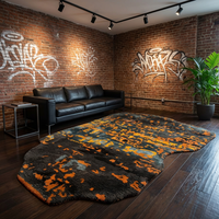 Nouveau tapis Manna 2026 tufté à la main en laine de Nouvelle-Zélande, forme irrégulière, confortable, doux et antidérapant pour appartement