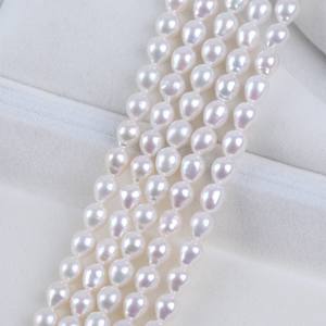 ไข่มุกธรรมชาติจูจี้ 5-6 มม. รูปทรงหยดน้ำแบบเอดิสัน งานกึ่งสำเร็จรูป ทำมือ สำหรับทำเครื่องประดับ DIY ไข่มุกเม็ดเดี่ยว - Product Image 5