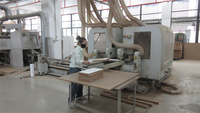 Tables basses de rangement BSCI-FSC en gros, design cannelé moderne, bureau en bois rustique à 2 niveaux, montage facile, pliable, écologique