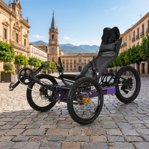 Vélo <span class=keywords><strong>couché</strong></span> électrique tout-terrain à <span class=keywords><strong>3</strong></span> <span class=keywords><strong>roues</strong></span> pour hoverboard, batterie au lithium pour hoverboard, scooter électronique - Product Image 5