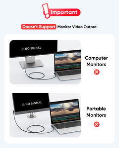 Câble de charge rapide SUNGUY Type-C 60W, câble de données USB tressé en nylon, 1m, câble de charge écologique pour téléphones et banques d'alimentation - Product Image 4