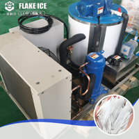 Enfriador de agua YINUO, solución de sistema de refrigeración de hielo listo para mezclar hormigón, máquina para hacer hielo en escamas para empresa de dosificación prefabricada