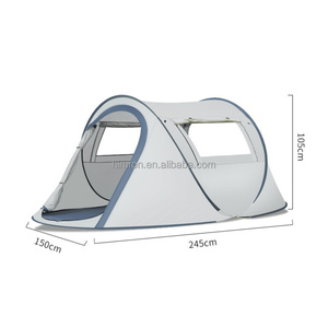 Tente de camping <span class=keywords><strong>pop</strong></span>-up d'extérieur, tente automatique instantanée portable, tente en forme de bateau pour 3-<span class=keywords><strong>4</strong></span> personnes, résistante à la pluie - Product Image 4