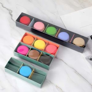 <span class=keywords><strong>Caja</strong></span> de Papel Kraft Blanca y Marrón con Ventana Transparente, Pequeño Contenedor de Regalo para Postres, Recubrimiento UV, Proveedor de Cajas de Regalo para Postres - Product Image 6