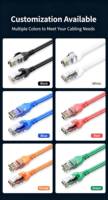 Cable de Red Ethernet RJ45 Gigabit UTP Cat6 de Alto Rendimiento de 25 m para Configuración de Transmisión de Datos en Hogares Inteligentes