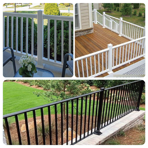 <span class=keywords><strong>Kit</strong></span> de balustrade <span class=keywords><strong>en</strong></span> aluminium pour balcon de résidence <span class=keywords><strong>en</strong></span> immeuble de grande hauteur, garde-corps vertical <span class=keywords><strong>en</strong></span> métal couleur personnalisée pour barrière de sécurité extérieure d'appartement - Product Image 3