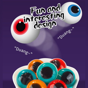 Caramelos al por mayor etiqueta privada personalizada Halal Bulk Gummy Eye Balls <span class=keywords><strong>Candy</strong></span> Good Taste Soft 3D <span class=keywords><strong>Sweet</strong></span> <span class=keywords><strong>Candy</strong></span> Caramelos y dulces para niños - Product Image 2