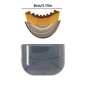 أداة تجميل محمولة وفرشاة جافة للوجه لتدليك وتحديد ملامح الوجه ونحت خط الفك بشعيرات ناعمة لتصريف اللمفاوي - Product Image 6