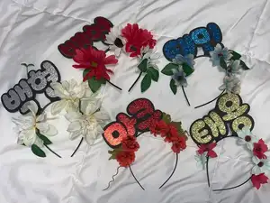 عصابات رأس مصنوعة يدويًا من كلوريد البولي فينيل بألوان وأنماط جديدة من Kpop بتصميم حفلات موسيقية وفواكه حيوانية للفن والتجميع - Product Image 4