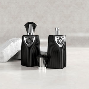 [200 + निजी मोल्ड्स] नए डिजाइन विंटेज स्प्रे ग्लास बोतल 100 एमएल पॉलीगोनल खाली इत्र कांच की बोतल - Product Image 4