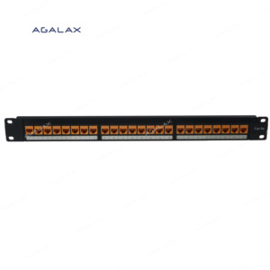 Fabricant en gros de panneaux de brassage Cat6/Cat5e/Cat6A 24 ports <span class=keywords><strong>RJ45</strong></span> non blindés compatibles PoE, montage en rack 1U avec câblage <span class=keywords><strong>T568A</strong></span>/B - Product Image 4