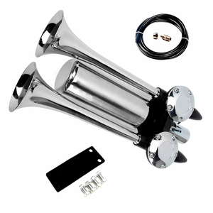 Bocina de Aire para Automóvil, <span class=keywords><strong>Trompeta</strong></span> Metálica Personalizada, Súper Fuerte - Product Image 3