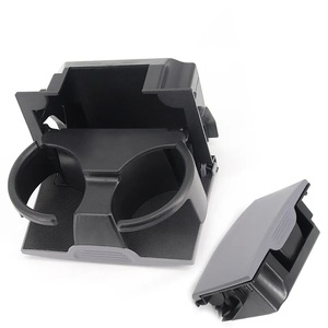 Rear Center <b>Console</b> Cup Holder Gray <b>Black</b> For Nissan Pathfinder 96965 ZS00A 96965 ZP00D Multifunctional Plastic - Product Image 2