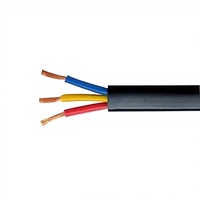 Câble souple en cuivre 3 conducteurs SCITYNEO TRADEX PRIVATE LIMITED, 1 mm², isolé PVC, fil d'alimentation à conducteurs toronnés 17 AWG 600V nu